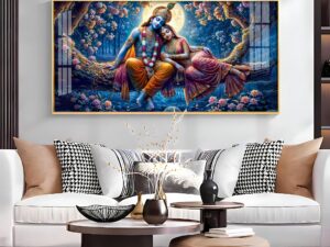 Krishna beloved premium horizontal wall