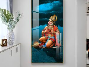 Ram bhakt Hanuman premium wall frame